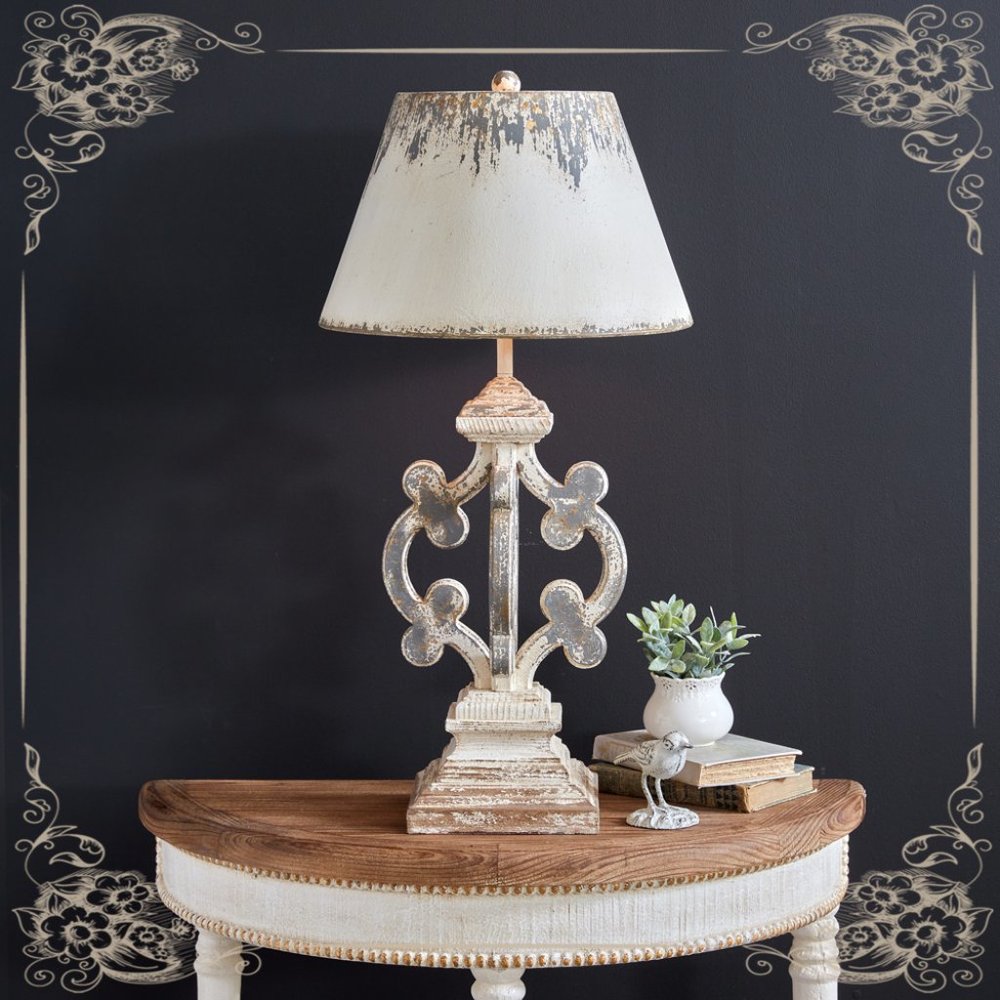 French Rococo Table Lamp